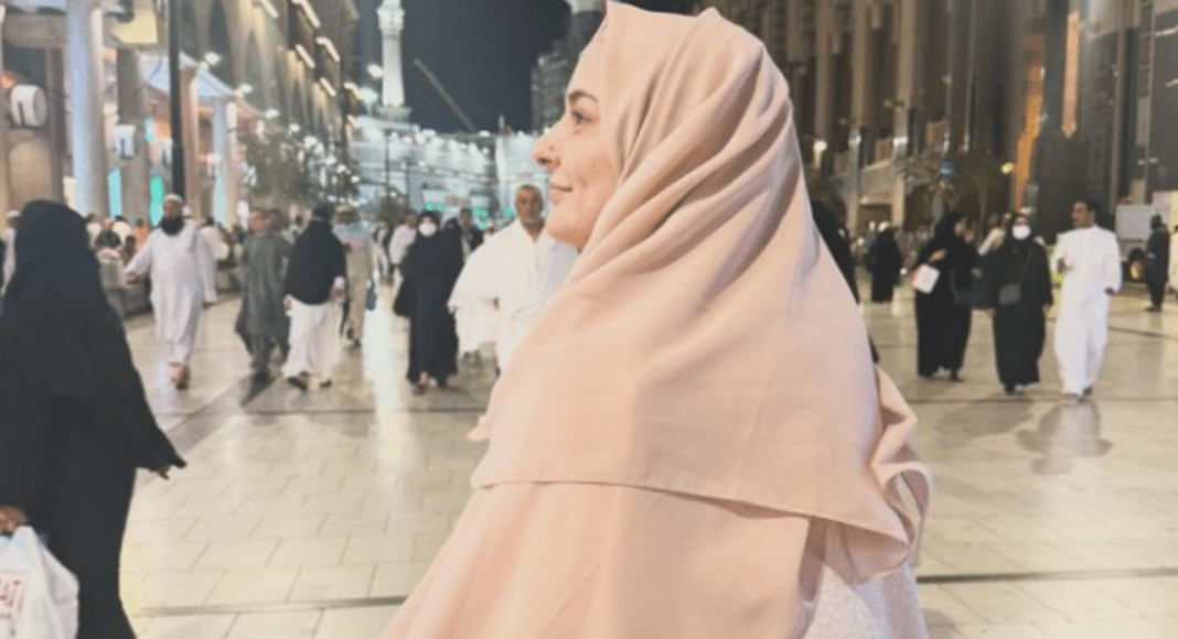 Hania Aamir Embarks on Umrah Journey, Offers Glimpse of First Spiritual Experience to Fans