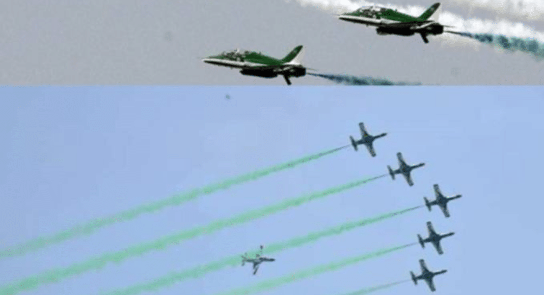 Pakistan Day Parade Impressive Fly-Past by Pakistan Air Force JF-17 and J-10C Jets Takes Center Stage