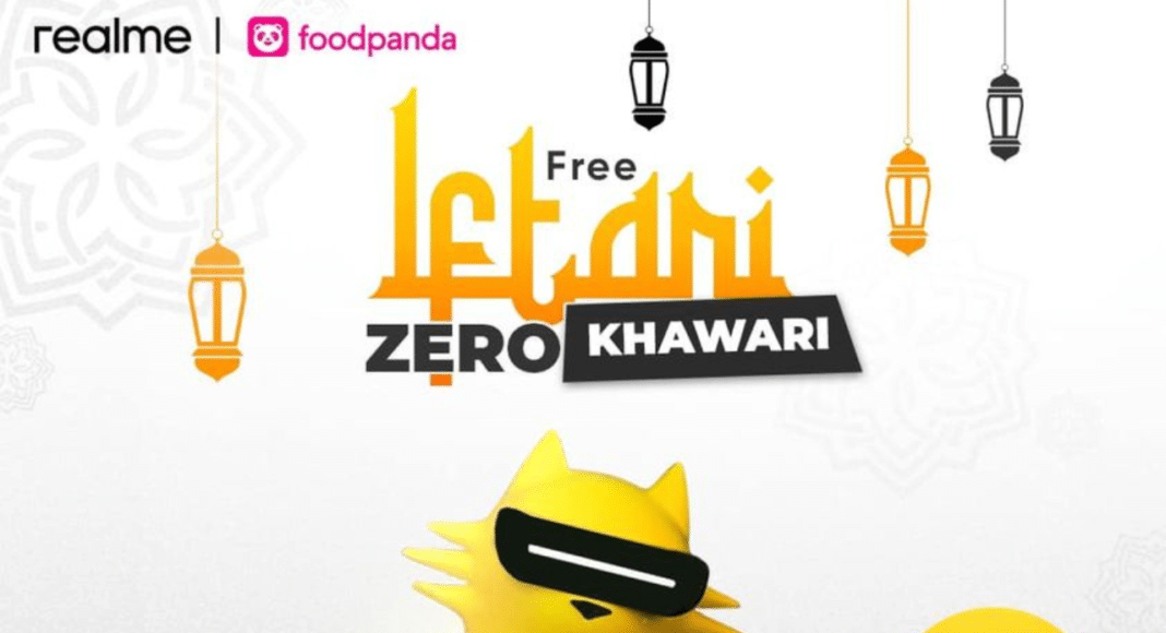 Realme collaborates with Foodpanda to offer complimentary iftar meals