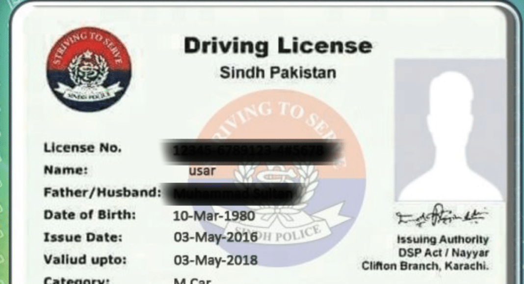 Updated Fees for New Car and Motorcycle Driving Licenses in Karachi